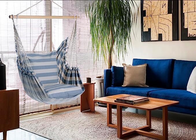 Cotton Denim Hammock Chair